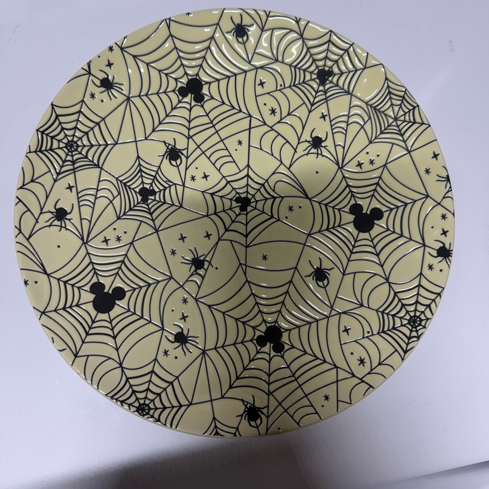 Halloween Spider Web Plate